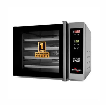 Forno Turbo Elétrico Compacto Digital 220V com Vapor 4 Assadeiras Convecção Maxiconv VP - Skymsen
