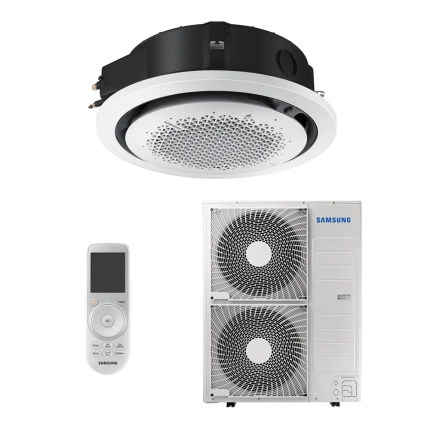 Ar Condicionado Cassete 360 Inverter Samsung WindFree R-32 47.000 BTUs Quente/Frio 220V C/ Wi-Fi | AC047DN6DKG/AZ