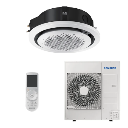 Ar Condicionado Cassete 360 Inverter Samsung WindFree R-32 36.000 BTUs Quente/Frio 220V C/ Wi-Fi | AC036DN6DKG/AZ