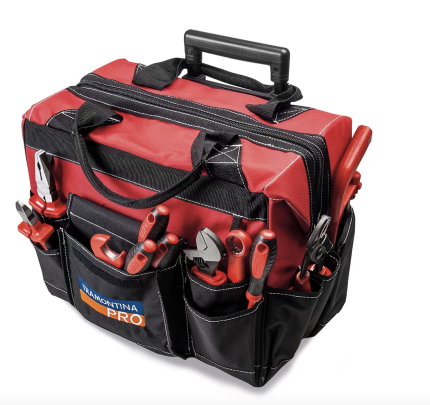 Bolsa com 18 Bolsos para Ferramentas Isoladas IEC com 50 Peças