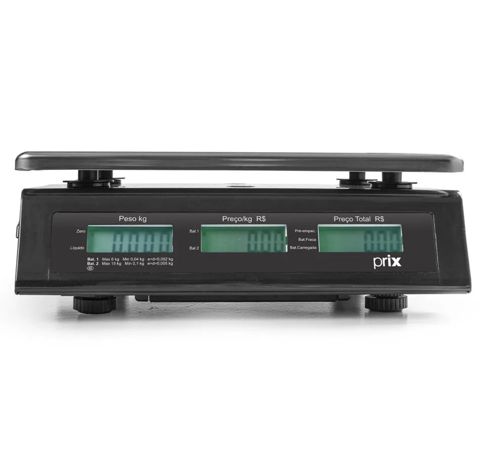 Balança Eletrônica Computadora 15 kg Bateria Prix 3 Fit Toledo - Imagem 2