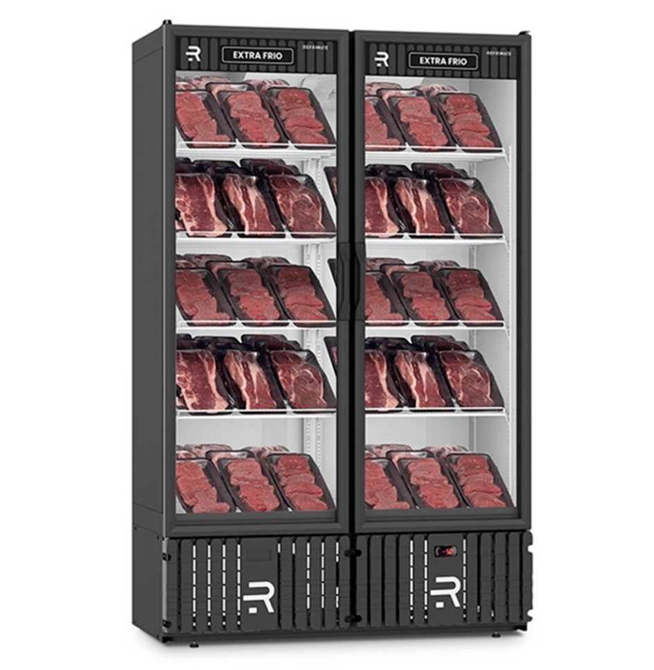 Conservador Vertical Visa Cooler Extra Frio VCEF2P - Carnes e Bebidas -5°C 2 Portas Ar Forçado Iluminação Led - Refrimate - Imagem 3