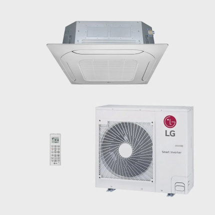 Ar-Condicionado Split Cassete 4 Vias Inverter LG 24.000 BTUs Quente/Frio 220V Monofásico